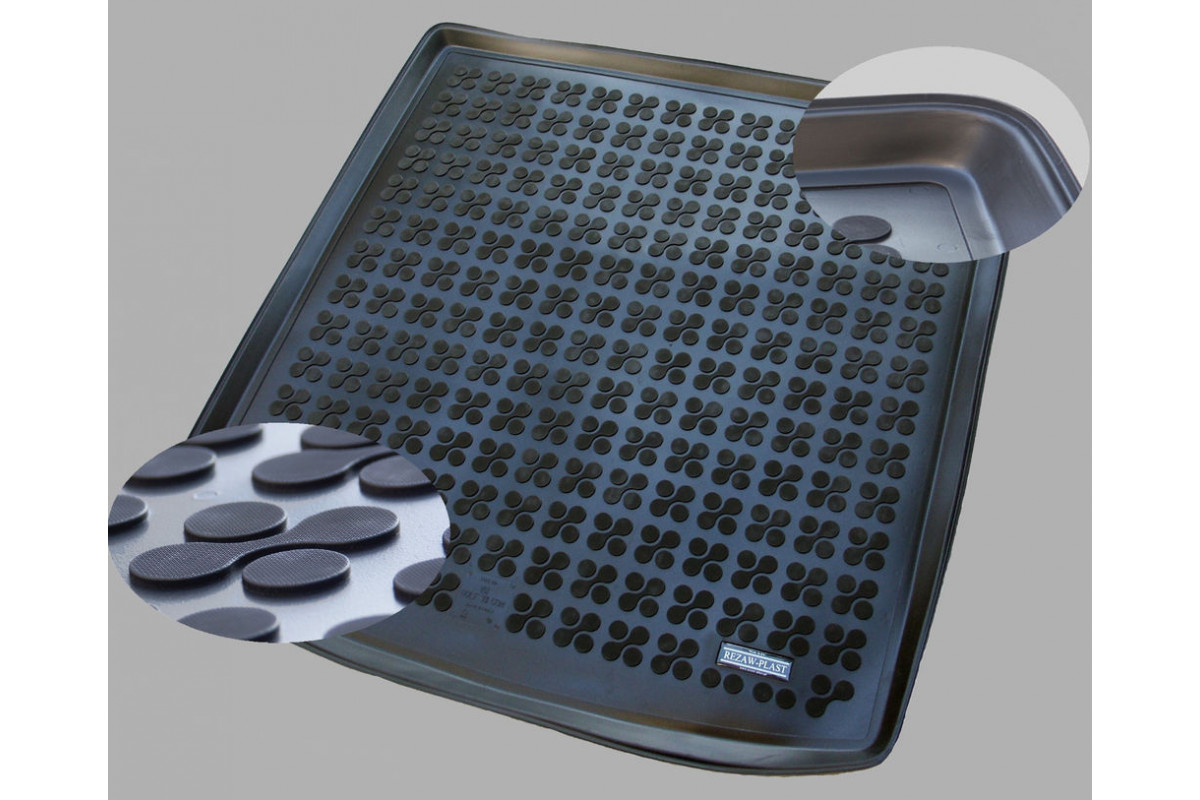 RezawPlast Rubber Trunk Mat for Volvo XC70 20072016 Black